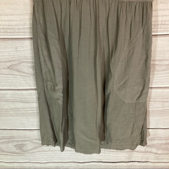 ANTHROPOLOGIE The Odells Brown Cut Out Triangle Mini Dress - Picture 2 of 10